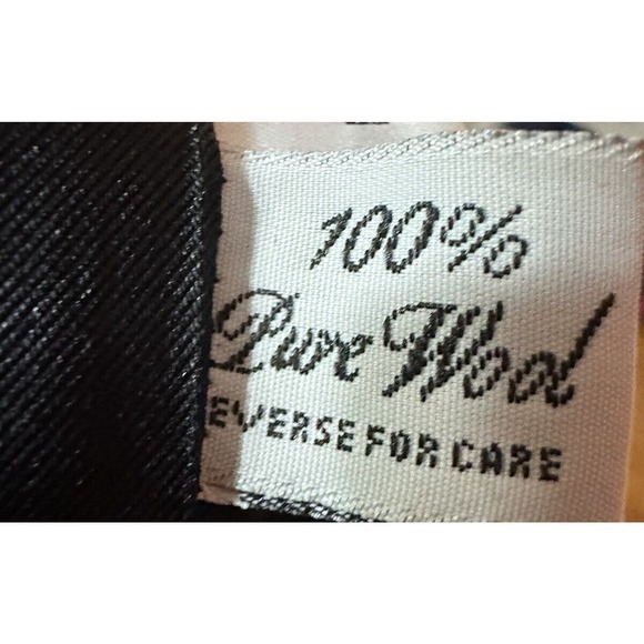 Vintage Jones New York 100% Wool Long Black Coat 50" Tall Size 8 Tip Is Damage. - Picture 12 of 13